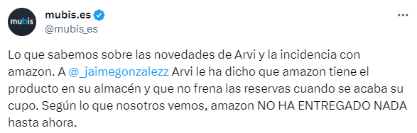 ¿Cuando Arvi empezará a admitir su culpa?