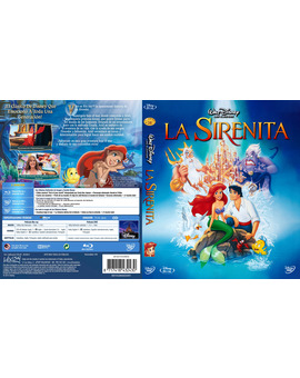 la sirenita (1989) 3 discos caratula (modificada)