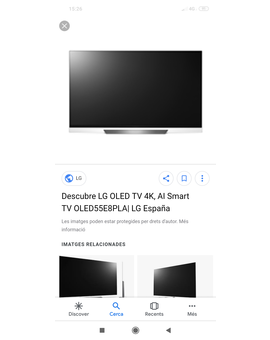 Ayuda en modelo TV LG