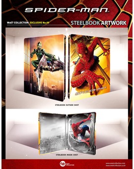Edición steelbook de Weet Collection de la trilogía de Spiderman en BD y UHD