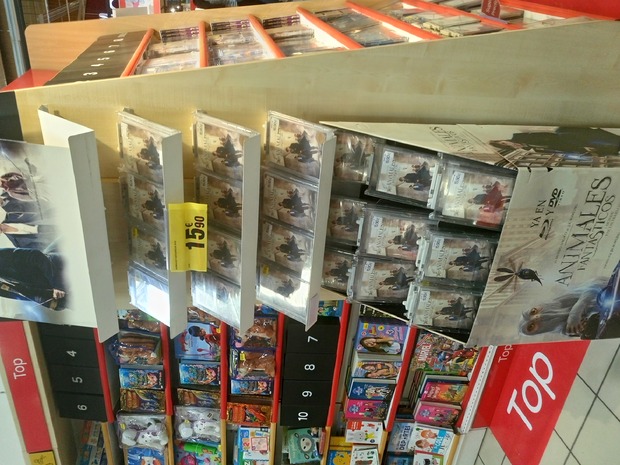 Solo en DVD en Carrefour, me a parecido raro