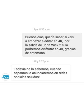 Respuesta de Eone