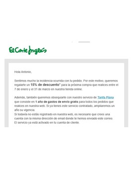 Al final me han dejado un detalle...