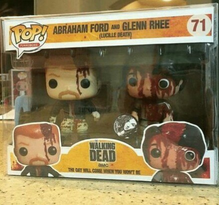 idea fan para funkos abraham y glenn the walking dead