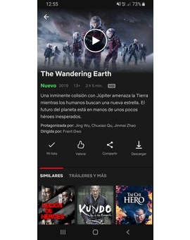 The Wandering Earth disponible en Netflix