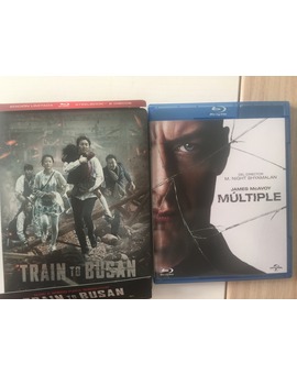 Steelbook de train y la película de múltiple 