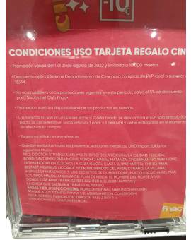 Tarjeta de bonificación 10€ Fnac: listado de exclusiones