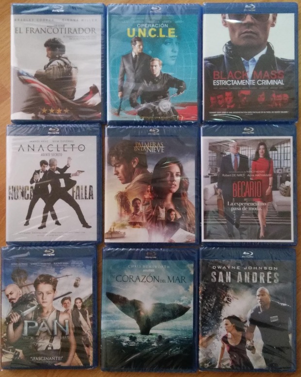 CLUB WARNER pedido Blurays