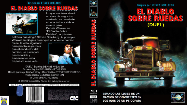 Custom carátula blu-ray EL DIABLO SOBRE RUEDAS