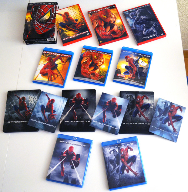 Colección Trilogía Spider-man de Raimi
