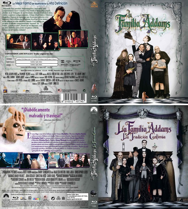 Saga Familia Addams caratulas