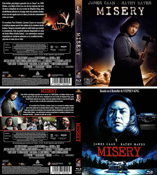 Misery - caratula 2 versiones