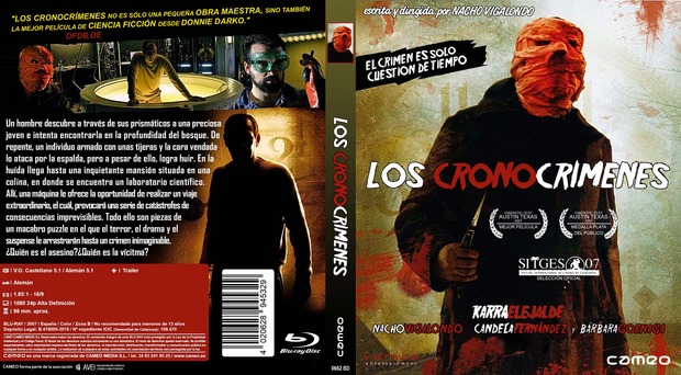 Los Cronocrímenes castellano caratula