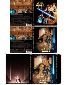 El Ataque de los Clones caratula amaray y slipcover individual