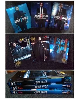 Jonh Wick saga con slipcover