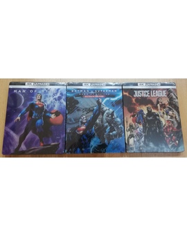 "Trilogía" Superman en 4k steelbook