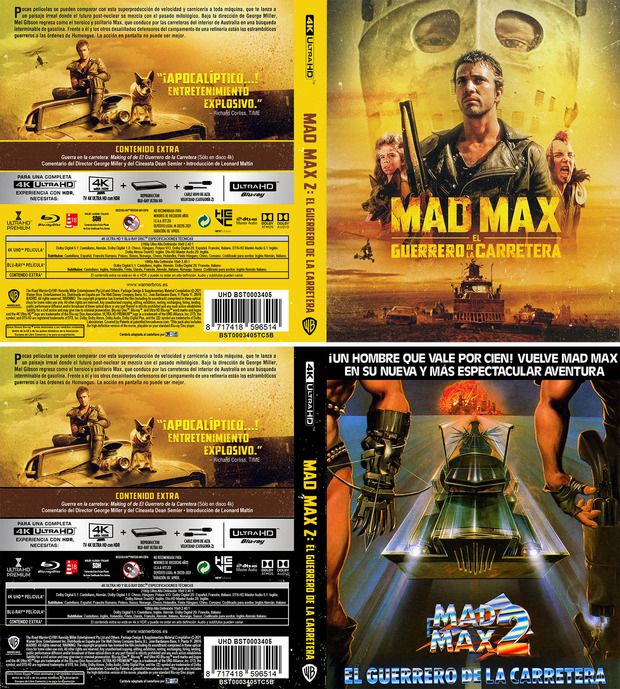 Caratulas Mad Max parte II