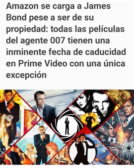 Adiós a 007 en Primer Video