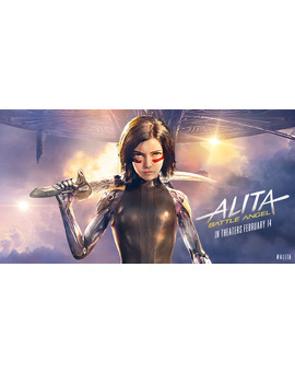 Ayer vi Alita Angel de Combate en 3D. Impresiones