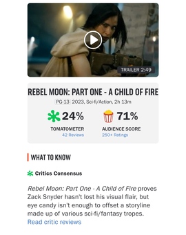 Primeras Criticas de Rebel Moon, el intento fallido de hacer una copia de Star Wars 