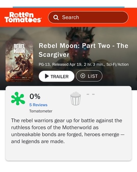 Rebel Moon 2 aun peor que la primera!!!