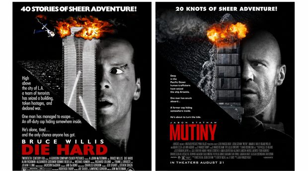 Guiño/Homenaje de Statham a Die Hard