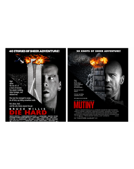 Guiño/Homenaje de Statham a Die Hard