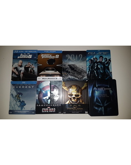 mi pekeña coleccion de steelbook....por ahora...