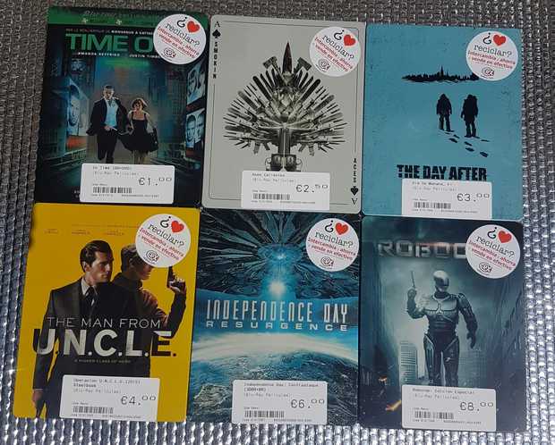 ultima compra, varios steelbook