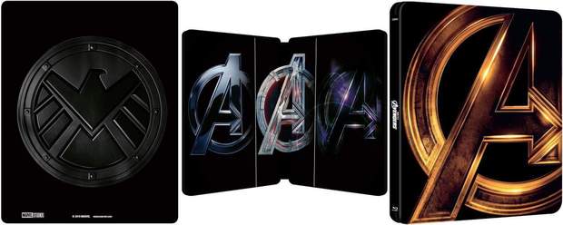 steelbook trilogia vengadores (avengers)