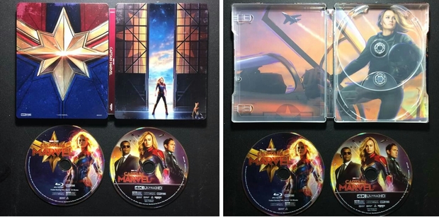 Unboxing capitana marvel steelbook 4k (best buy)