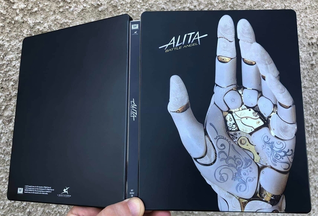  steelbook ALITA portada y contraportada