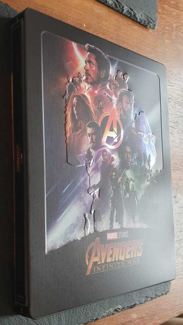portada steelbook infinity war zavvi (relieves)