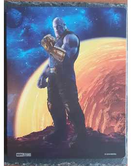 portada trasera steelbook infinity war zavvi