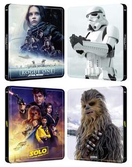 Nuevos steel star wars rogue one y solo 4k