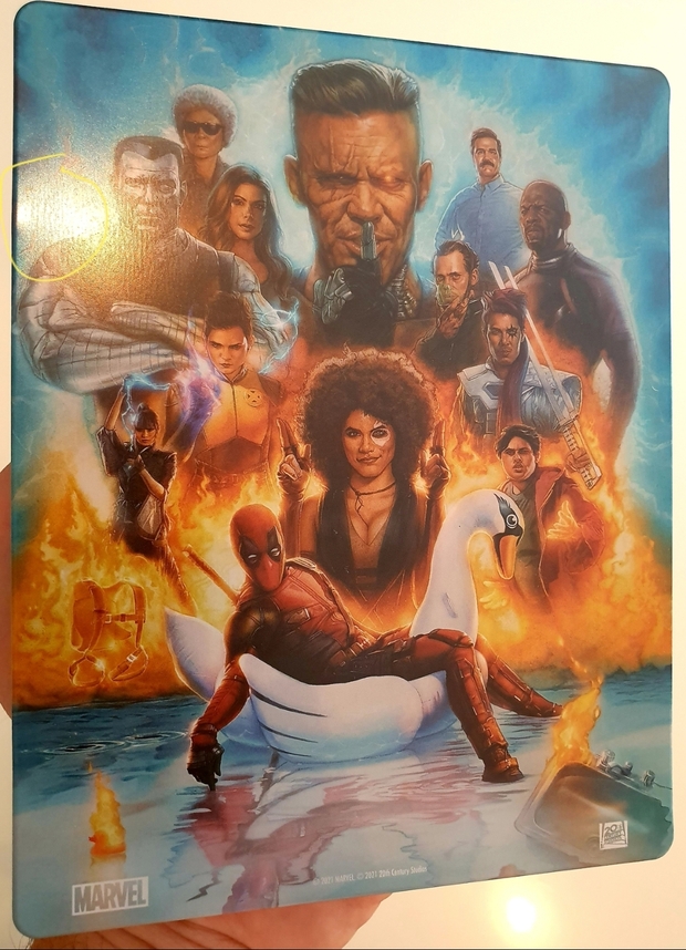 Problema en steelbook deadpool 2 lenticular