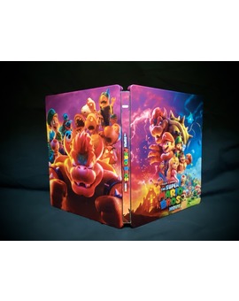 Super Mario Bros Custom Steelbook by @mastersofsteel (instagram)