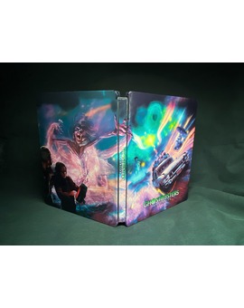 Ghostbusters Afterlife custom steelbook by @mastersofsteel en Instagram