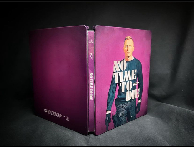 007 No Time To Die custom steelbook by @mastersofsteel (Instagram)