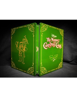 The Muppets Christmas Carol custom steelbook by @mastersofsteel en Instagram