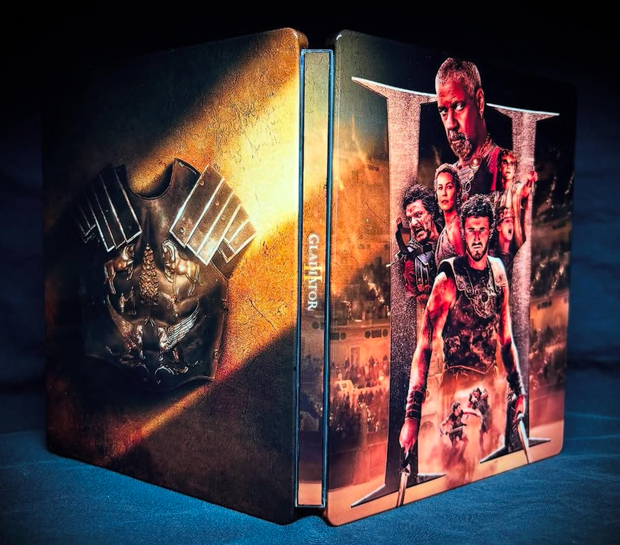 Gladiator II custom steelbook by @mastersofsteel en Instagram