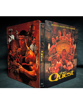 The Quest Custom Steelbook by @mastersofsteel en Instagram 