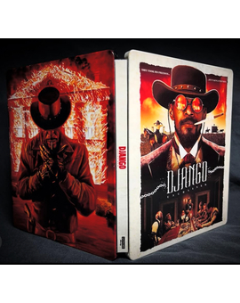 Django Unchained custom steelbook by @mastersofsteel en Instagram