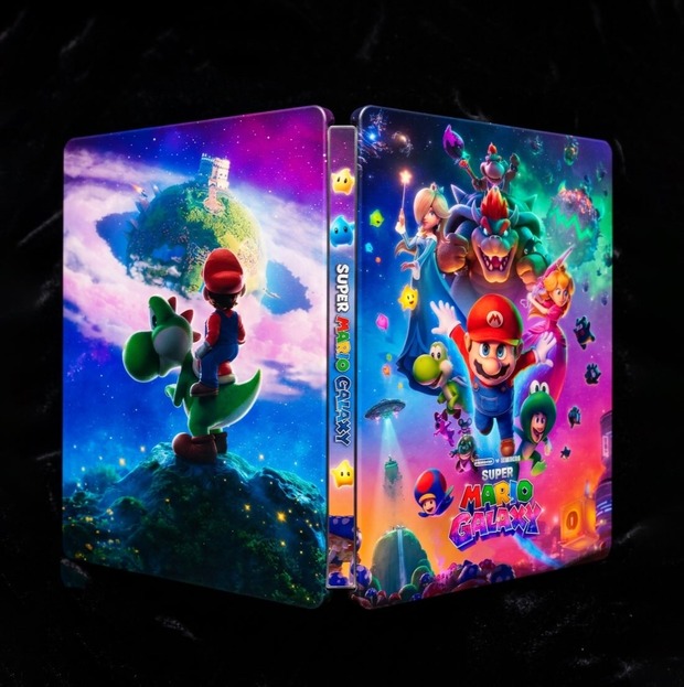 Super Mario Galaxy Custom steelbook by Masters of Steel