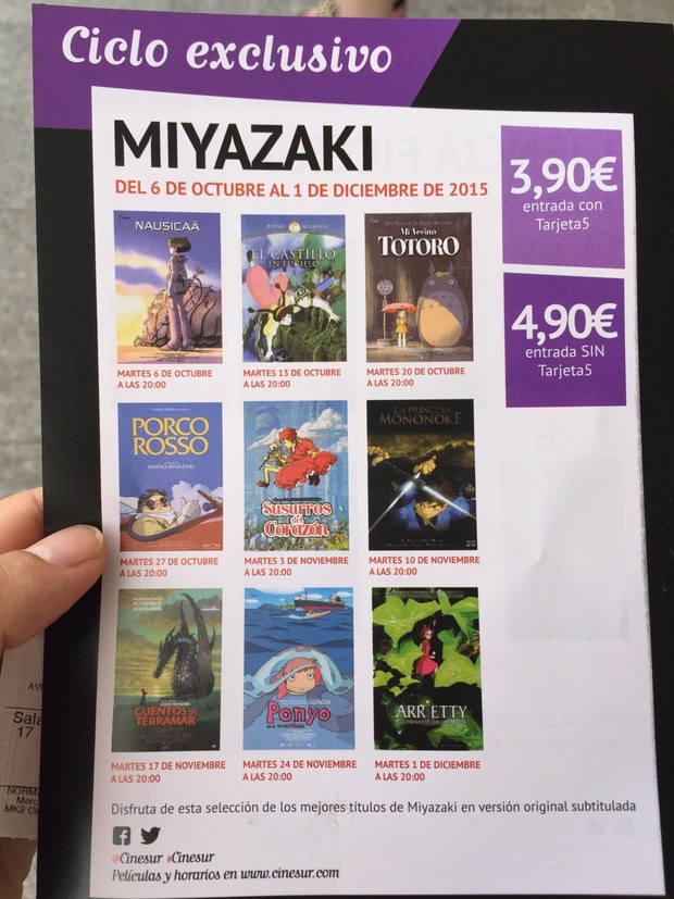 Miyazaki llega a sevilla