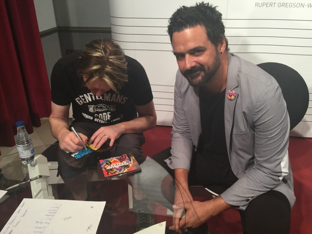 Con tyler bates en Málaga 