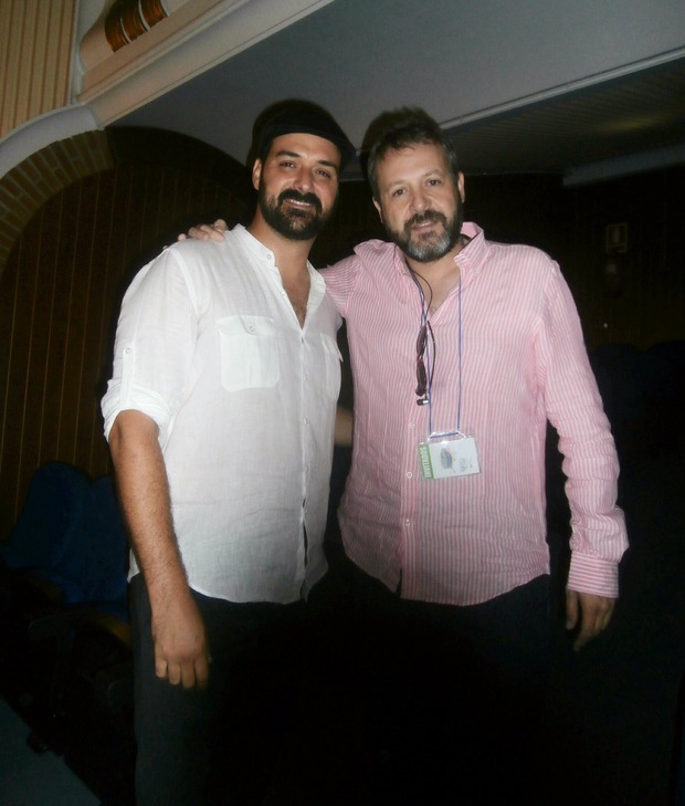 Con Sergio Moure