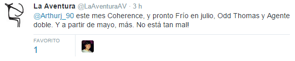 Próximos lanzamientos en primicia.
