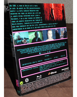Custom slip cover Atomic Blonde trasero