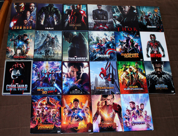 A peticion de huarte Customs de Marvel frontales